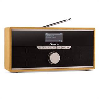 Auna Weimar DAB-rádio, internetové rádio, bluetooth, DAB +, FM, budík, přenosné