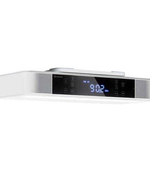 Auna Auna KR-140, kuchyňské rádio, bluetooth, hands-free, FM, LED světla, bílé