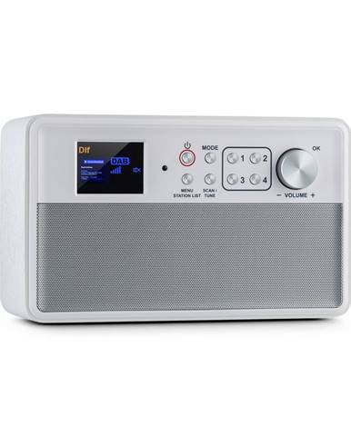 Auna Nestor, DAB+ rádio, DAB + / FM, 2 provozní režimy, 2,4'' TFT barevný displej, bílé
