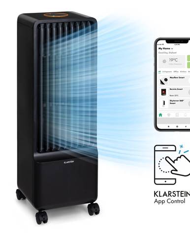 Klarstein Maxflow Smart, 3 v 1 ochlazovač vzduchu, ventilátor, zvlhčovač vzduchu, 5 l, Wi-Fi, dálkové ovládání, 2x chladicí souprava