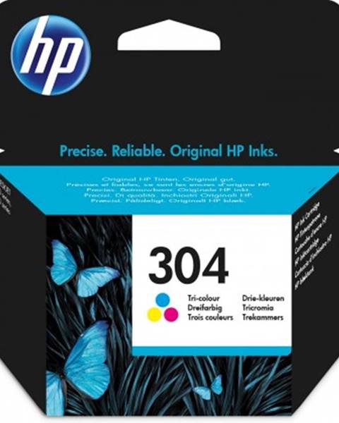 HP Cartridge HP N9K05AE, 304, Tri-color