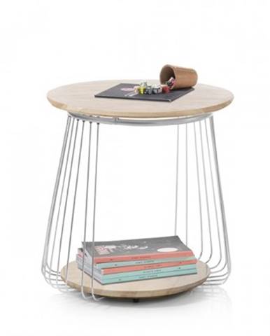 Konfereční stolek - dřevěný konferenční stolek selvan - 50x51x50