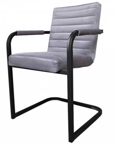 Jídelní židle Merenga černá, světle šedá