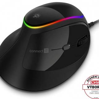 Vertikální myš Connect IT CMO-2800-BK