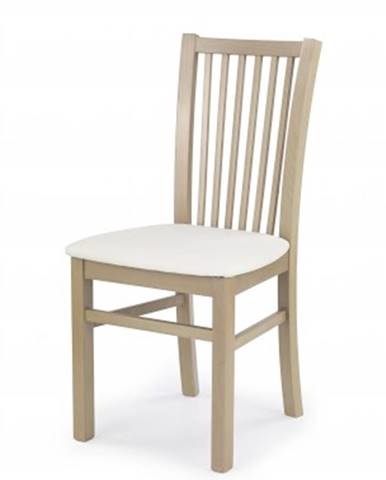 Jídelní židle Jacek bílá, dub sonoma