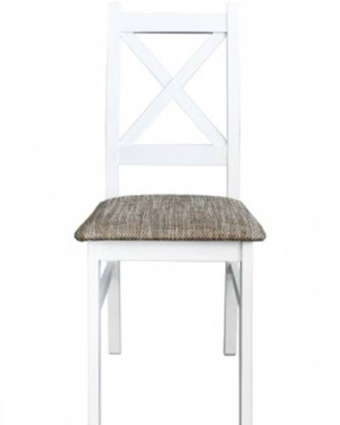 Firma Produkcyno CARGO Jídelní židle Kasper bílá, šedá