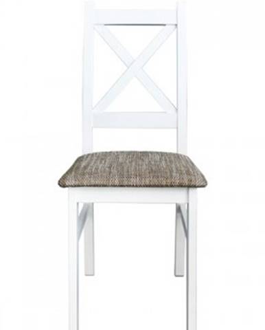 Jídelní židle jídelní židle kasper bílá, šedá