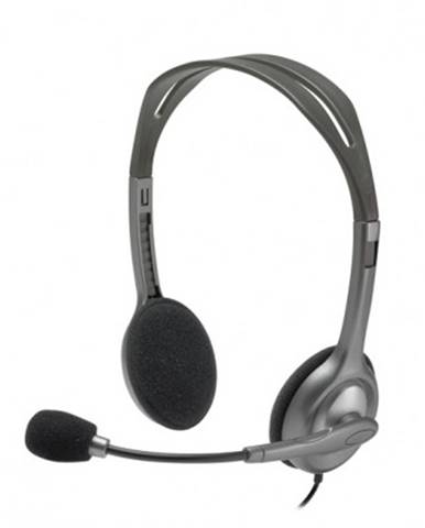 Sluchátka s mikrofonem Logitech Stereo H111
