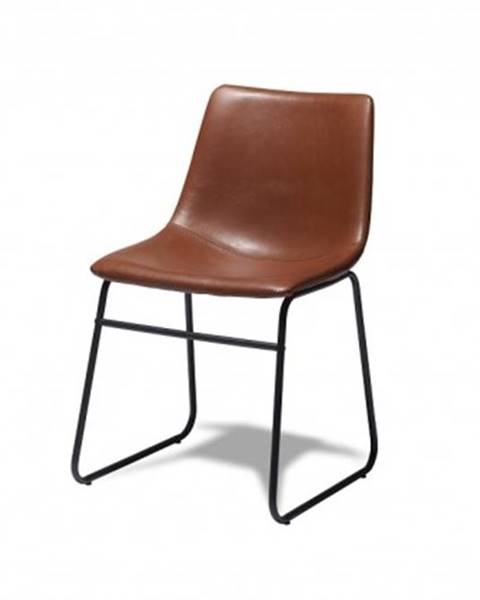 Furnhouse Jídelní židle jídelní židle guaro hnědá, černá