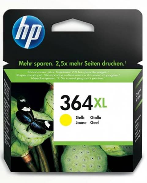 HP Cartridge HP CB325EE, 364XL, žlutá