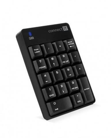 Bezdrátová klávesnice numerická bezdrátová klávesnice connect it numcalc, černá