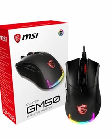 Drátové myši herní myš msi clutch gm50, 7200 dpi