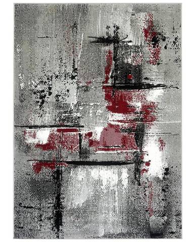 Boxxx TKANÝ KOBEREC, 160/230 cm, šedá, červená