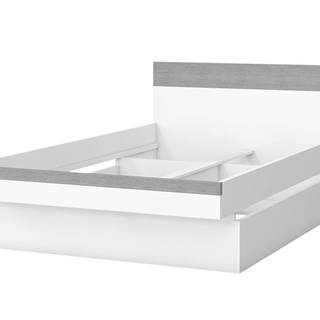 BOTA TYP 34 postel 120x200 cm, bílá/beton colorado
