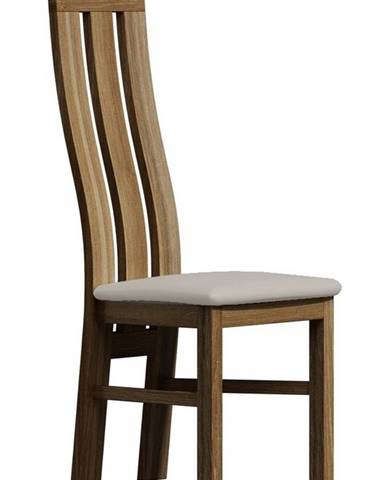 Čalouněná židle PARIS, dub stirling/Victoria 20