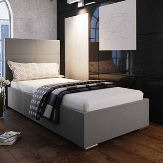 Čalouněná postel SOFIE 4 90x200 cm, béžová látka