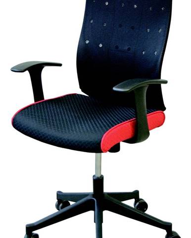 Manažerská židle VICKY, černá/červená