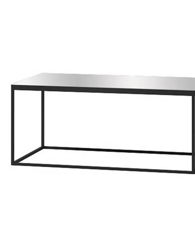 HELIO TYP 99 konferenční stolek, černá/šedé sklo