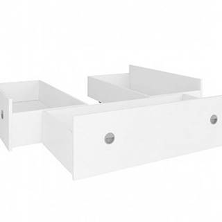 Zásuvky k posteli NEPO 140x200 cm - 3 ks, bílá