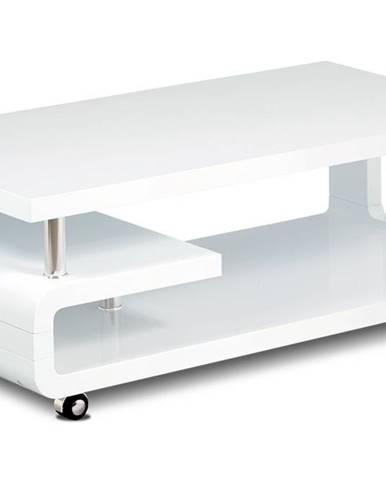 Konferenční stolek AHG-616 WT, bílý vysoký lesk