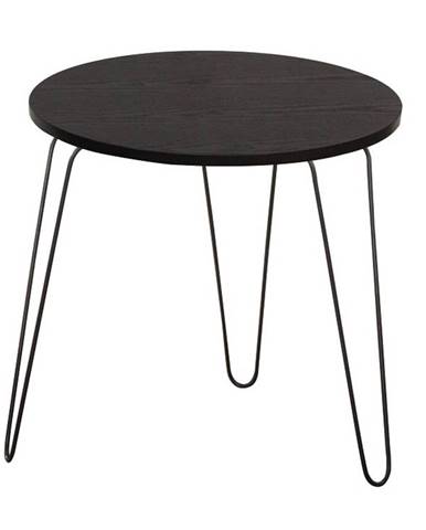 RONIN odkládací stolek, černá