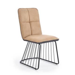Jídelní židle K-269, světle hnědá/černá