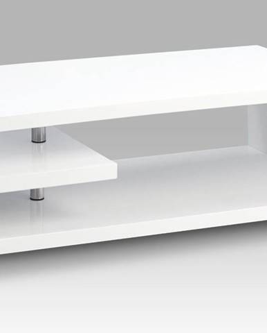 Konferenční stolek AHG-618 WT, bílý vysoký lesk