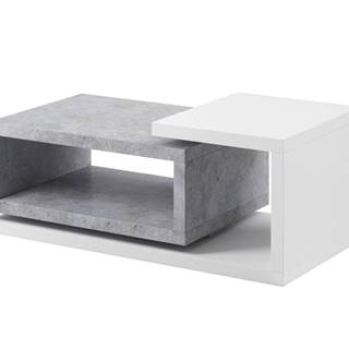 BOTA TYP 97 konferenční stolek, bílá/beton colorado