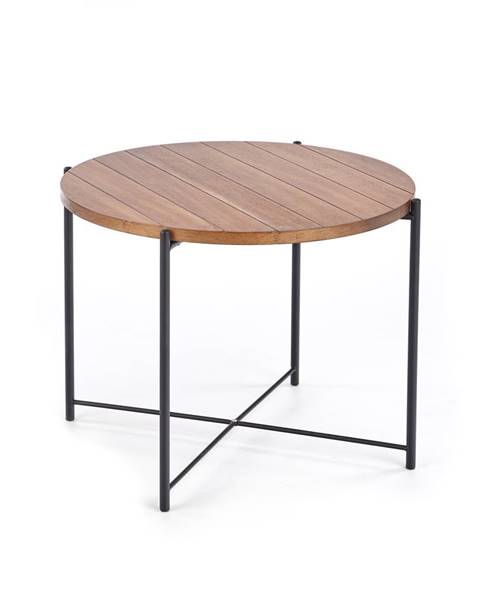 Smartshop Konferenční stolek TANAKA, ořech světlý/černá