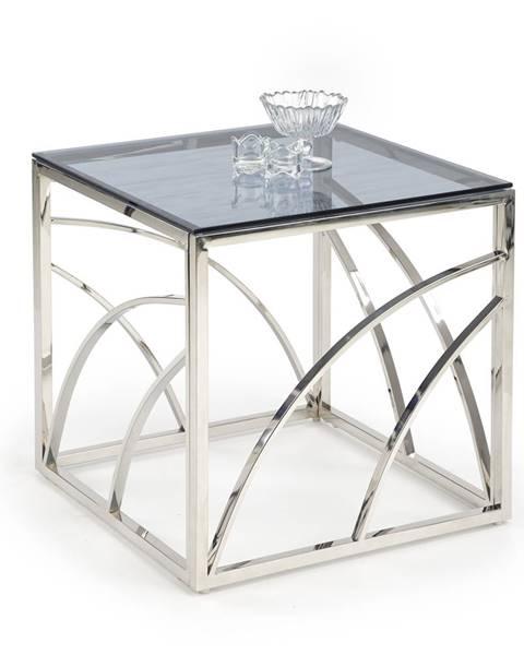 Konferenční stolek UNIVERSE KWADRAT, stříbrná