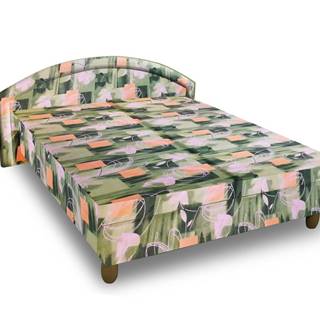 Čalouněná postel MAGDA 160x195 cm, zelená látka
