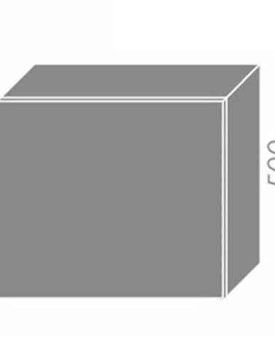 TITANIUM, skříňka horní na digestoř W8 60, korpus: bílý, barva: fino černé