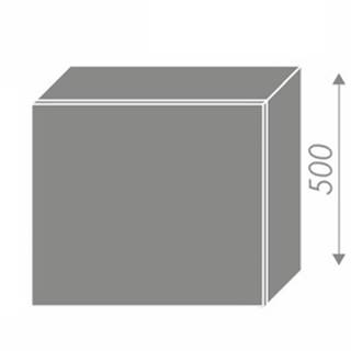 PLATINUM, skříňka horní na digestoř W8 60, korpus: grey, barva: rose red