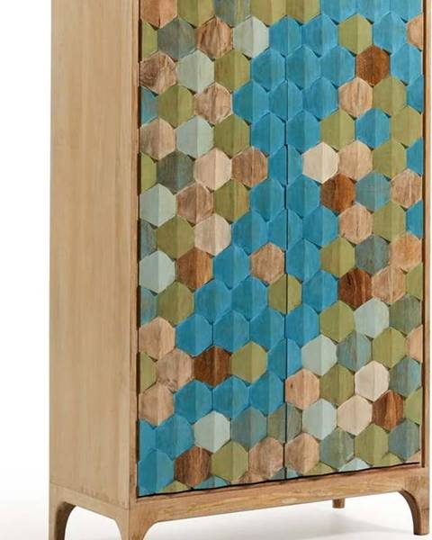 La Forma Šatní skříň z mangového dřeva 85x140 cm Ilka - Kave Home