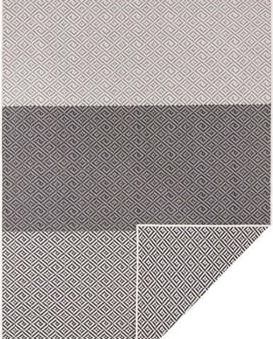 Béžovo-černý oboustranný venkovní koberec NORTHRUGS Borneo, 80 x 150 cm