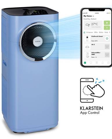 Klarstein Kraftwerk Smart 12K, klimatizace, 3 v 1, 12.000 BTU, ovládání pomocí aplikace, dálkové ovládání