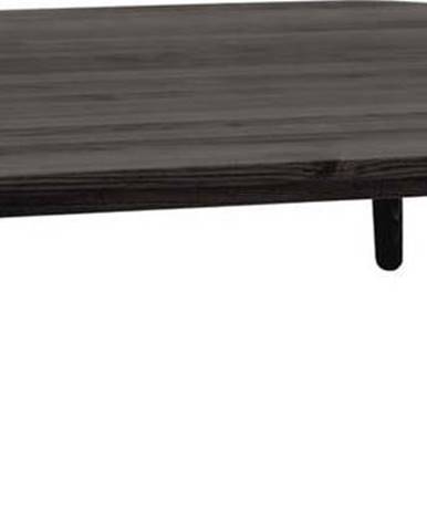 Šedý konferenční stolek z jasanového dřeva Ragaba Contrast Tetra, 110 x 110cm