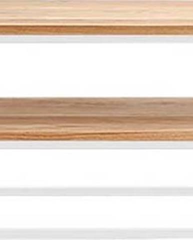Konzolový stolek z dubového dřeva Custom Form Julita, výška 50 cm