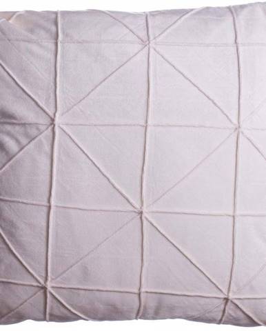 Smetanově bílý polštář JAHU Amy, 45 x 45 cm
