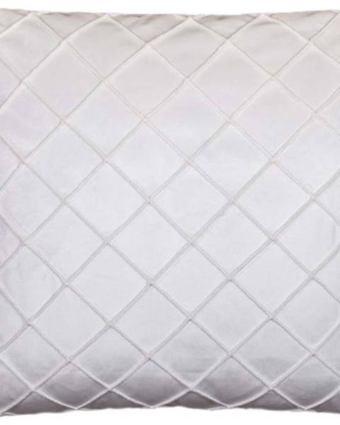 Smetanově bílý polštář JAHU Alfa, 45 x 45 cm