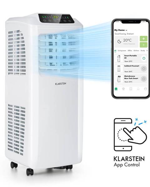 Klarstein Klarstein Pure Blizzard Smart 7k, mobilní klimatizace, 7000 BTU/2,1 kW, energetická třída A, dálkový ovladač