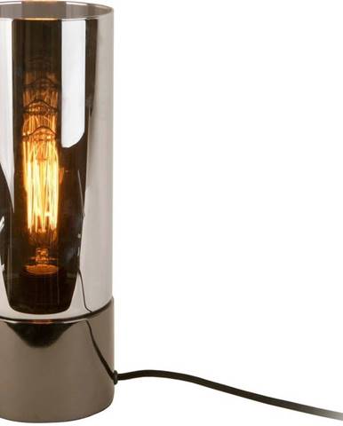 Stolní lampa v metalicky šedé barvě se zrcadlovým leskem Leitmotiv Lax