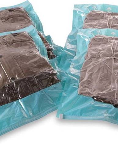 Sada 4 srolovatelných vakuových úložných obalů na oblečení Compactor Roll Up Vacuum Bags, 70 x 50 cm