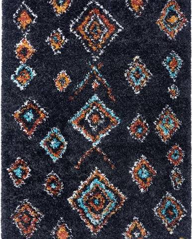 Černý koberec Mint Rugs Phoenix, 120 x 170 cm