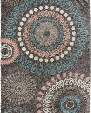 Šedý koberec Mint Rugs Globe, 80 x 150 cm