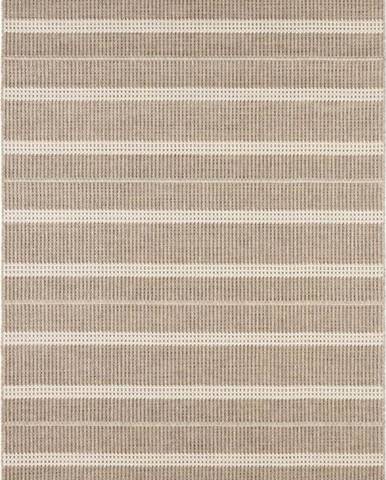 Hnědý koberec vhodný i na ven Elle Decoration Brave Laon, 120 x 170 cm