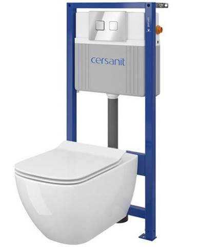 Podomítkový WC set Diago + systém pomalého sklápění + tlačítko