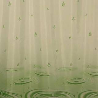 Sprchový zavěs 180/200 05942 kapka zelený
