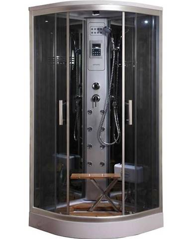 Sprchový box s hydromasáží Lucy y8853 90/90 4-díly