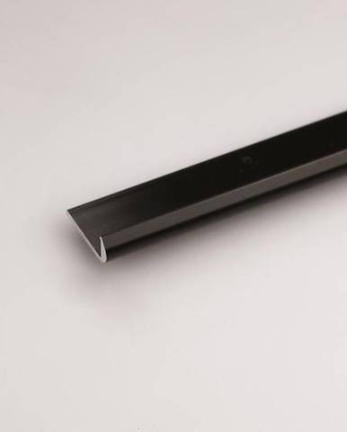 Profil ukončovací hliník černý 18x1000